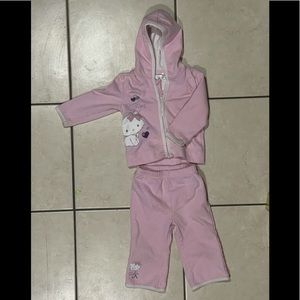 Sanrio baby 12m Charmmy kitty jacket & pants